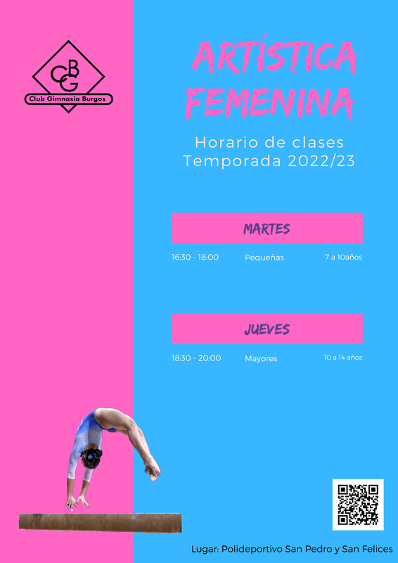 CURSO GIMNASIA ARTÍSTICA FEMENINA