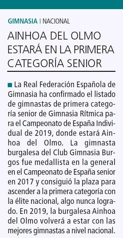 Gente de Burgos club gimnasia burgos Gimnasia Rítmica